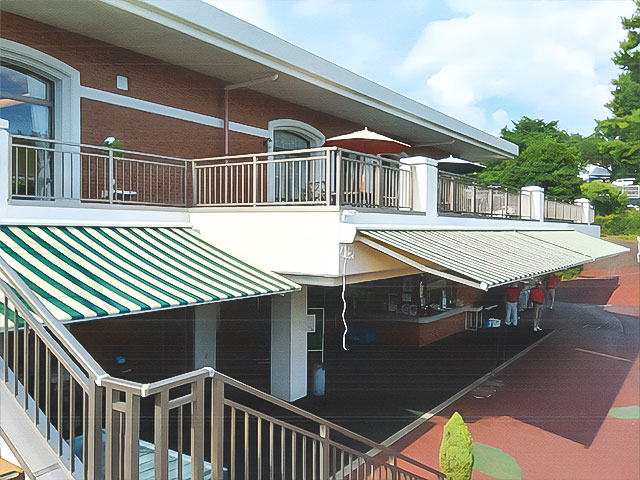 カート置場オーニングテント 設置事例 その4