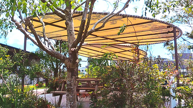 レストランテラス上屋テント