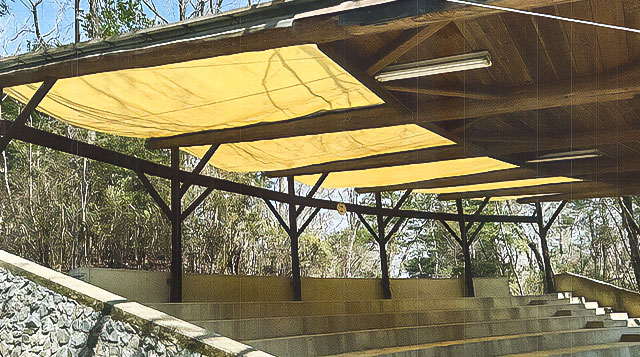 脱着式上屋テント 設置事例 その2