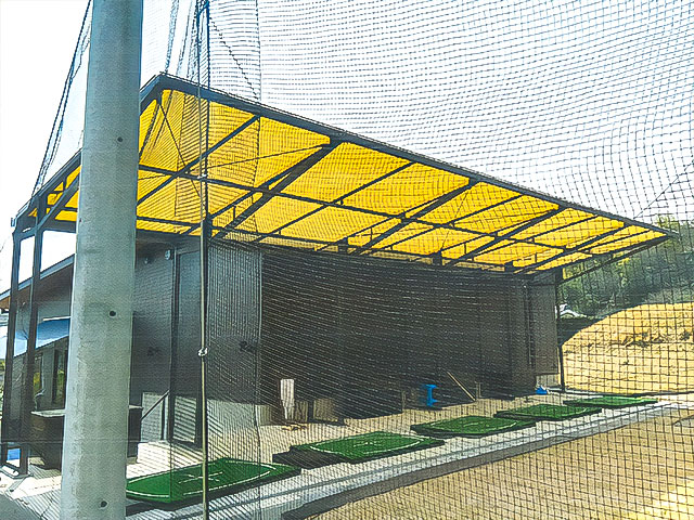 ゴルフ練習場用テント 設置事例 その5