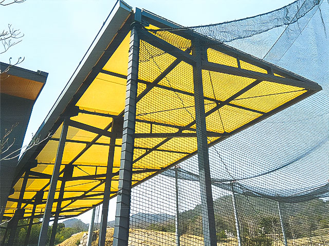 ゴルフ練習場用テント 設置事例 その6