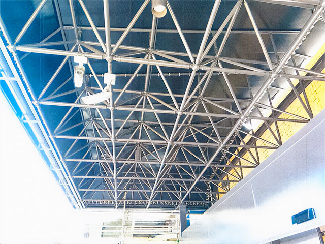 TMトラス構造上屋テント 設置事例 その2